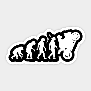 Motorcyclist Evolution Sticker